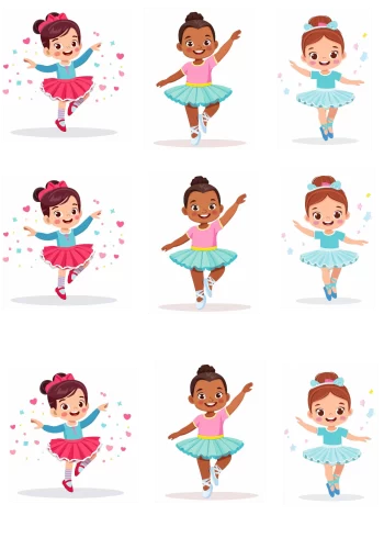 MENINAS-BAILARINAS